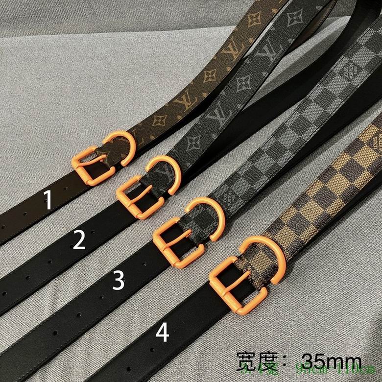 LV Belt 34mmX95-110cm 7D46